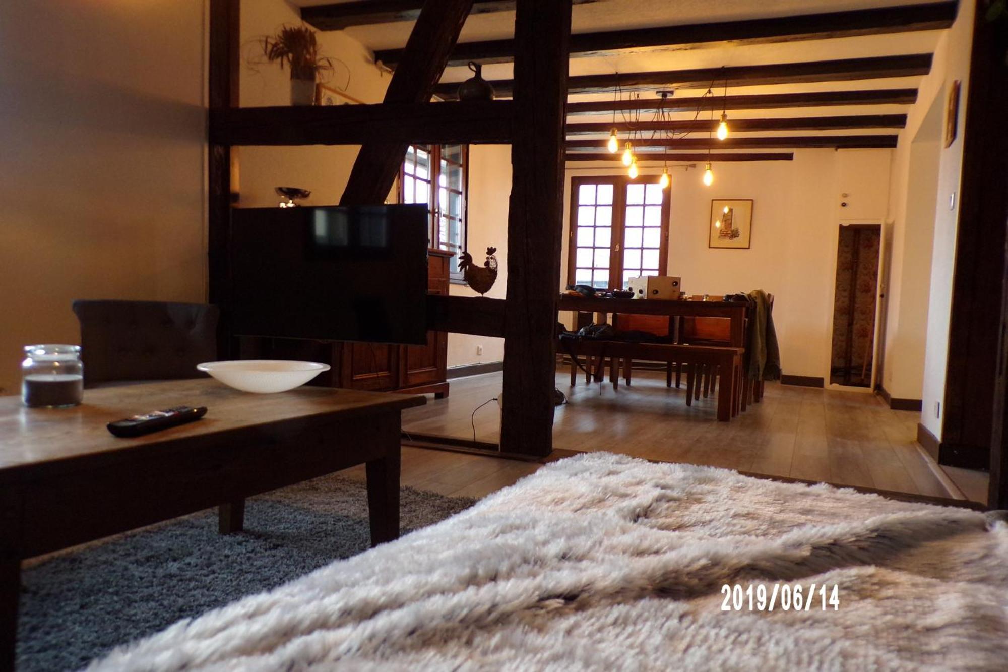 Duplex Saint Lustre, View Over Castle And Storks, 5 Mn From Colmar 엥기쉬하임 외부 사진